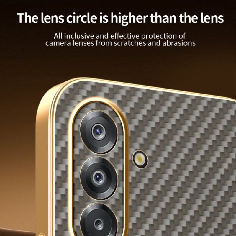 Cover Til Samsung Galaxy A17 4g / 5g Magnetisk Kulfibertekstur