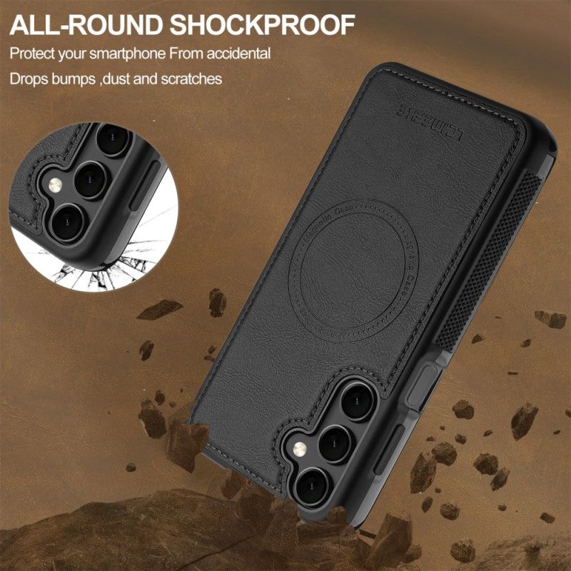 Cover Til Samsung Galaxy A17 4g / 5g Magnetisk Ruskindseffekt