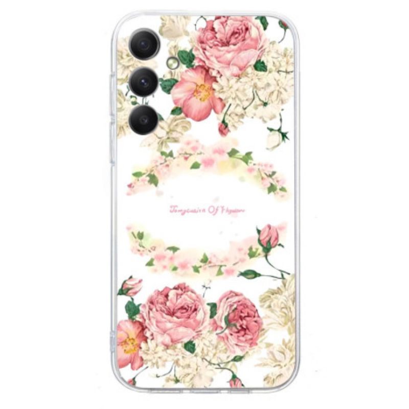 Cover Til Samsung Galaxy A17 4g / 5g Vintage Roser