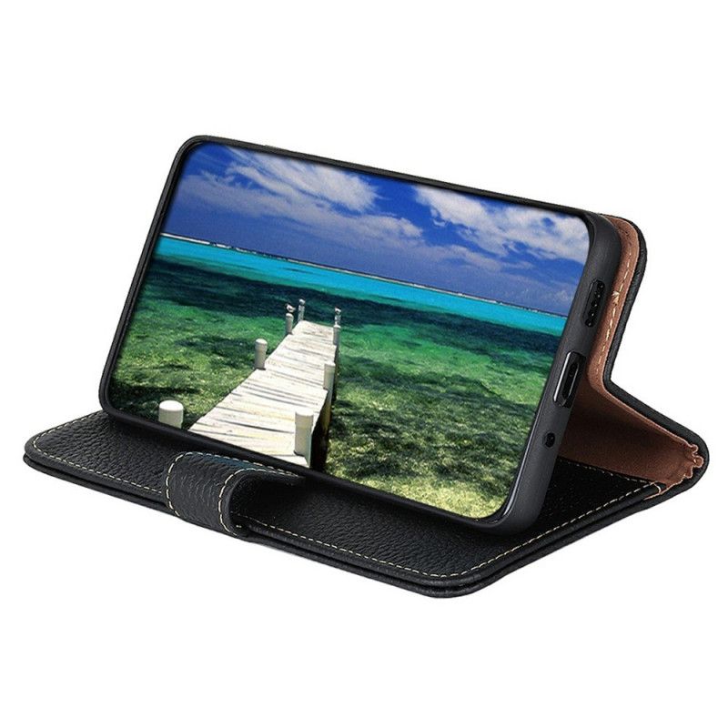 Flip Cover Samsung Galaxy A17 4g / 5g Ægte Læder Khazneh