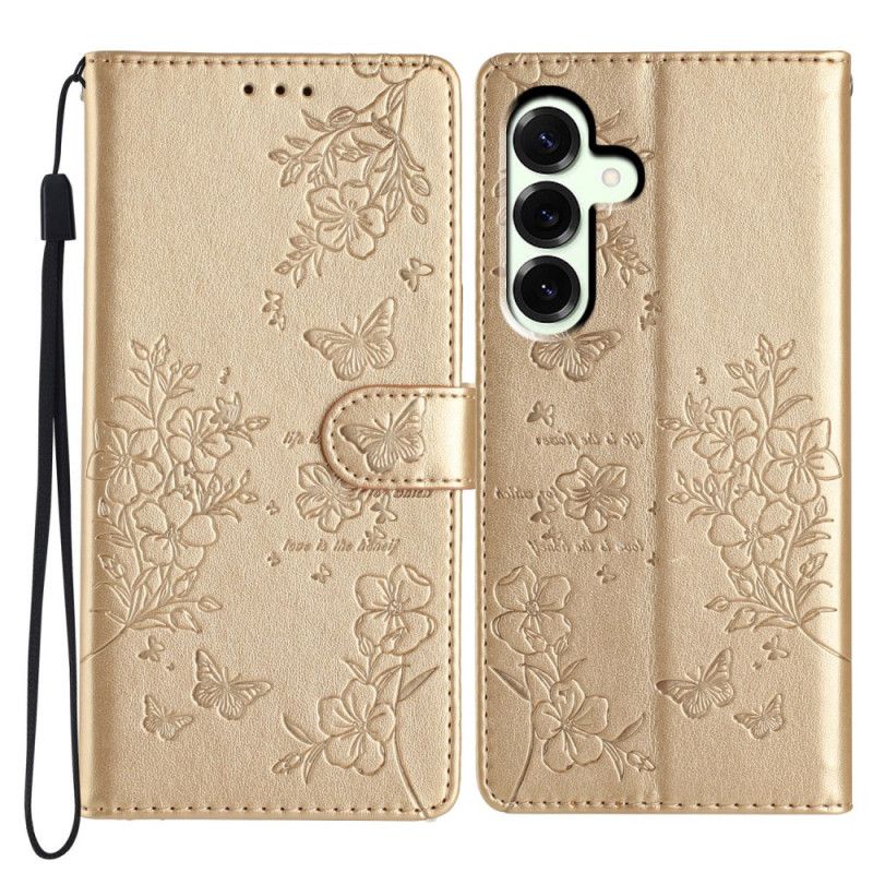 Flip Cover Samsung Galaxy A17 4g / 5g Blomster