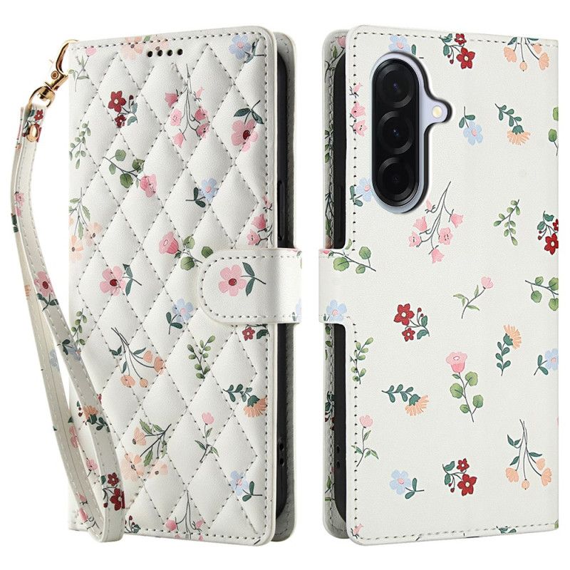 Flip Cover Samsung Galaxy A17 4g / 5g Blomsterpung