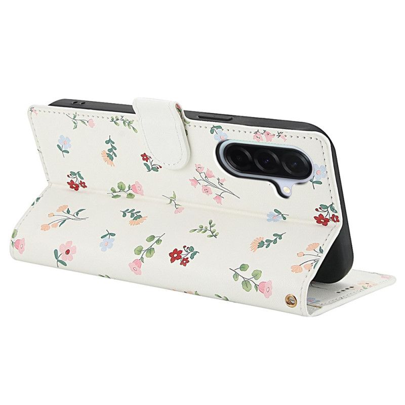 Flip Cover Samsung Galaxy A17 4g / 5g Blomsterpung