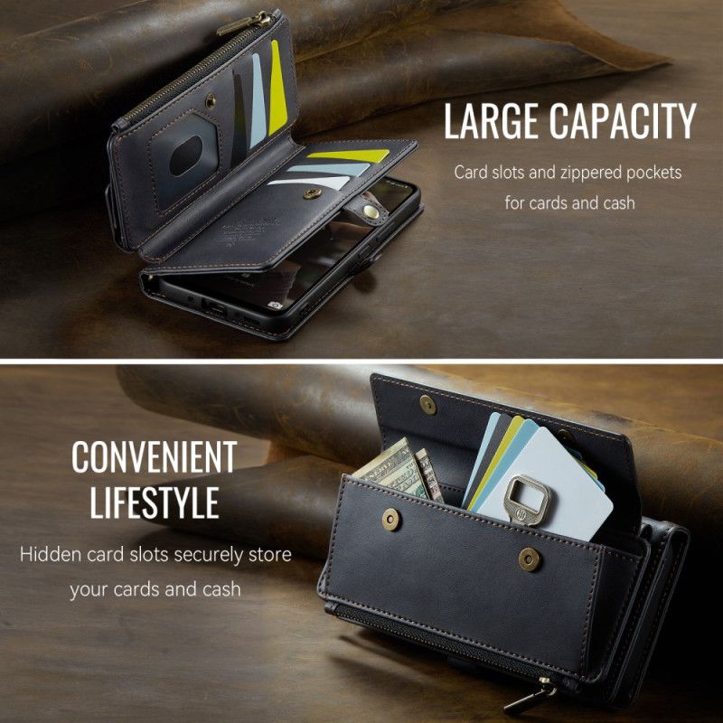 Flip Cover Samsung Galaxy A17 4g / 5g Caseme Pung Med Ruskindseffekt