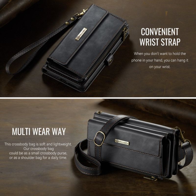 Flip Cover Samsung Galaxy A17 4g / 5g Caseme Pung Med Ruskindseffekt