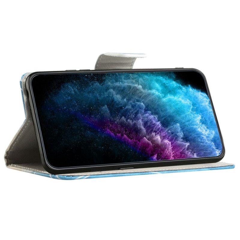 Flip Cover Samsung Galaxy A17 4g / 5g Funklende Sommerfugle