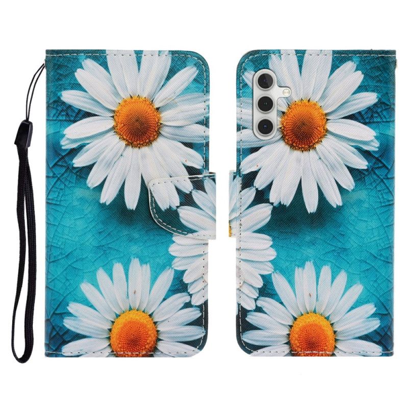 Flip Cover Samsung Galaxy A17 4g / 5g Krysantemum