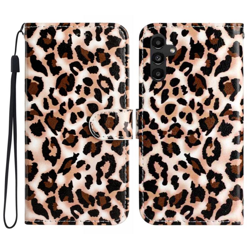 Flip Cover Samsung Galaxy A17 4g / 5g Leopardprint