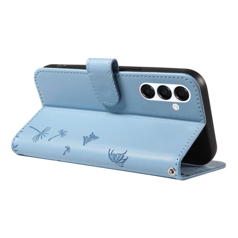 Flip Cover Samsung Galaxy A17 4g / 5g Mælkebøtter Med Snor