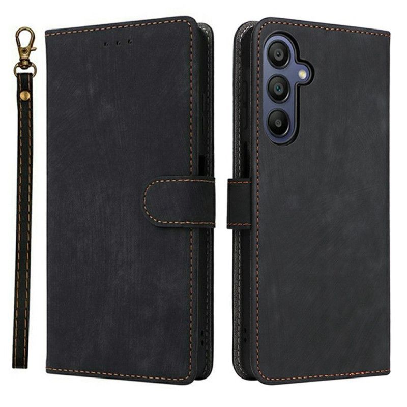 Flip Cover Samsung Galaxy A17 4g / 5g Rfid-blokerende Ruskindseffekt