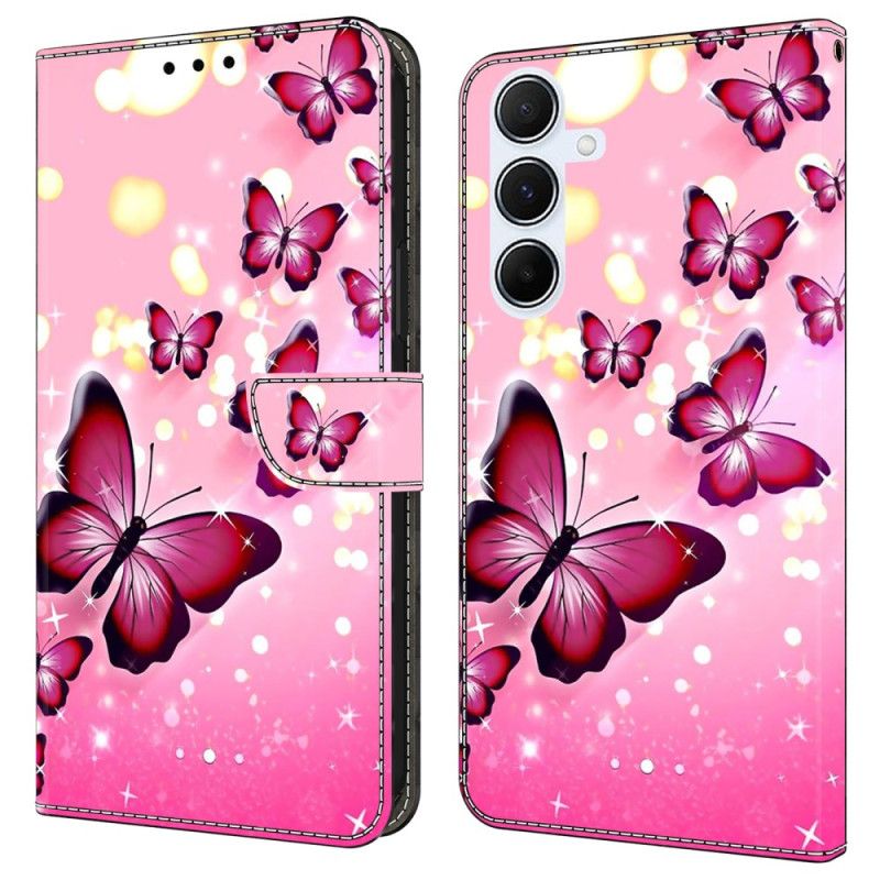 Flip Cover Samsung Galaxy A17 4g / 5g Rosensommerfugle