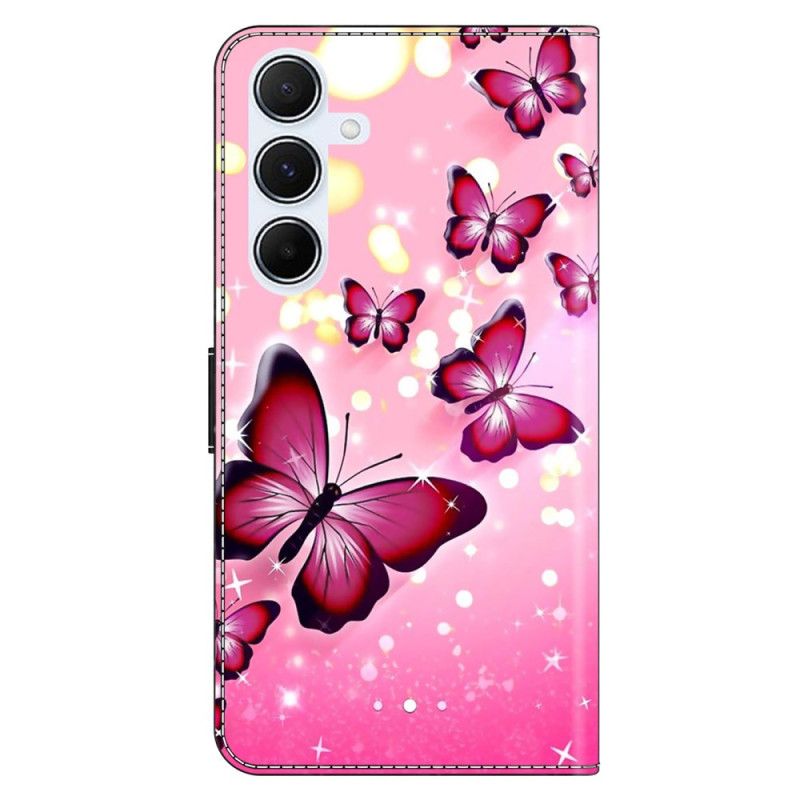 Flip Cover Samsung Galaxy A17 4g / 5g Rosensommerfugle