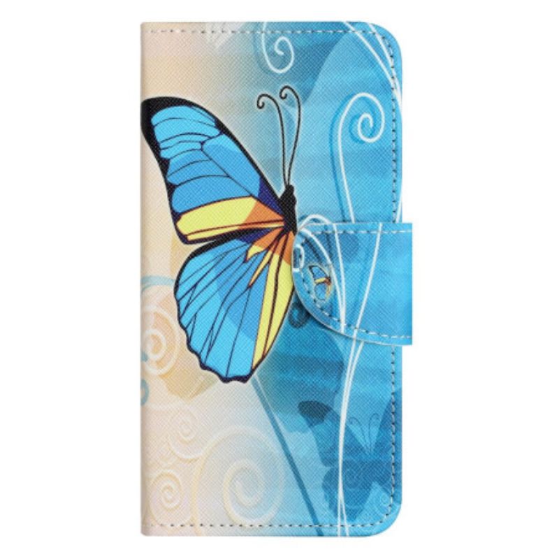 Flip Cover Samsung Galaxy A17 4g / 5g Sommerfuglemønster