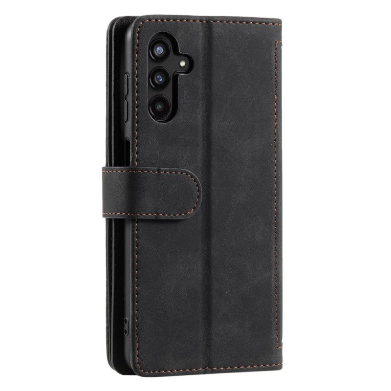 Flip Cover Samsung Galaxy A17 4g / 5g Vintage Pung Med 9 Kortrum