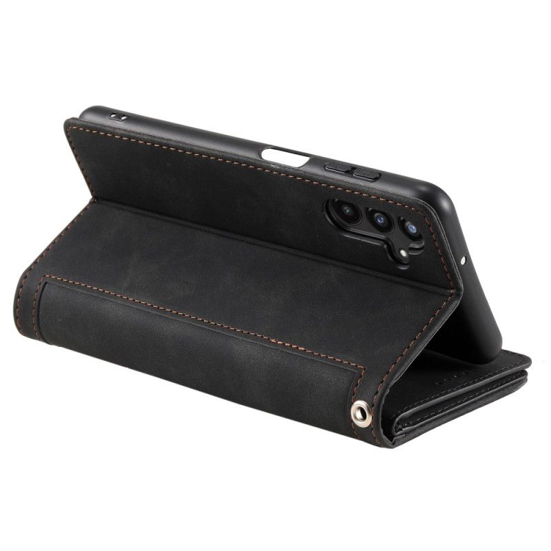 Flip Cover Samsung Galaxy A17 4g / 5g Vintage Pung Med 9 Kortrum