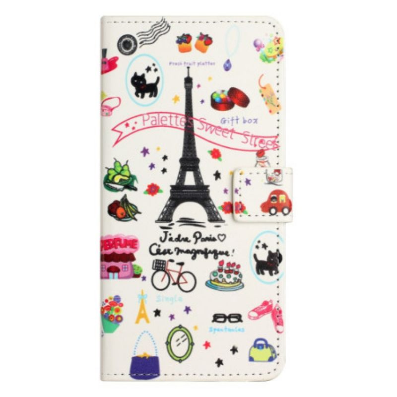 Flip Cover Til Samsung Galaxy A17 4g / 5g Jeg Elsker Paris