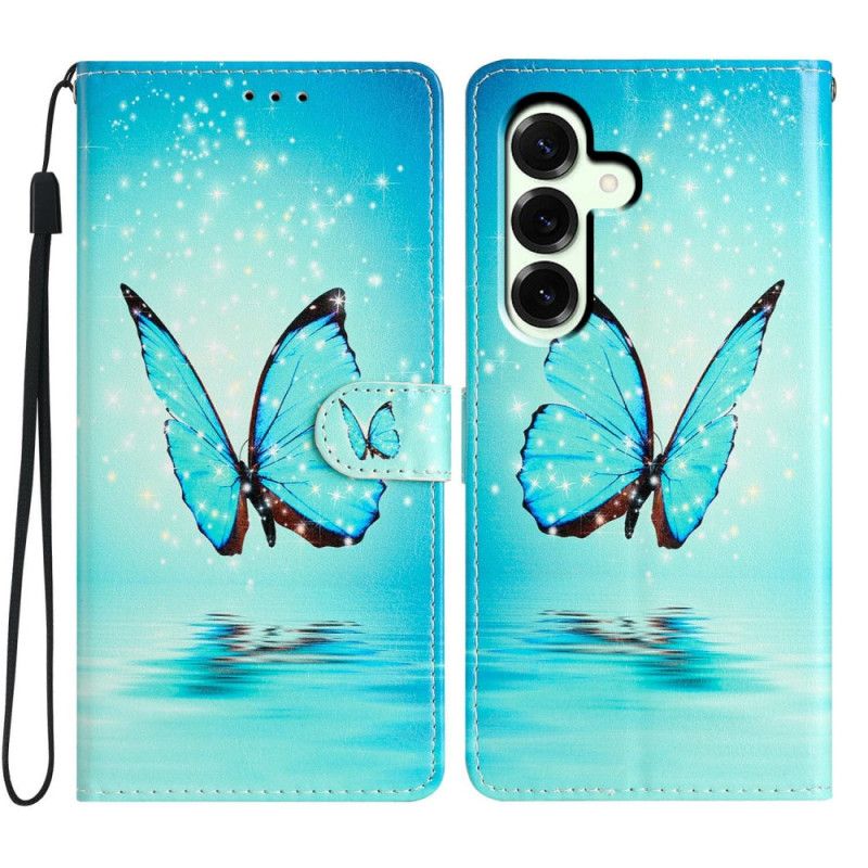 Flip Cover Til Samsung Galaxy A17 4g / 5g Sommerfugl I Flugt