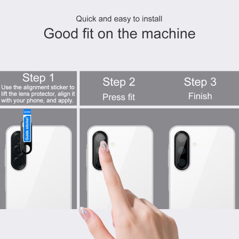 Hærdet Glaslinsebeskytter Til Samsung Galaxy A17 4g / 5g (sort Version) Imak