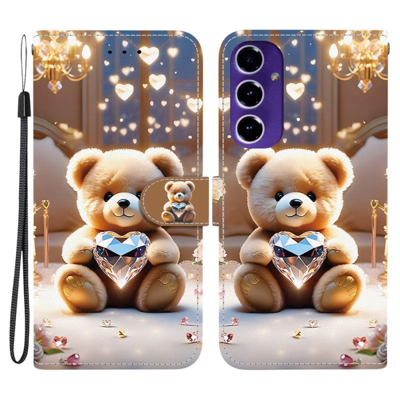 Læder Cover Samsung Galaxy A17 4g / 5g Diamantbjørn