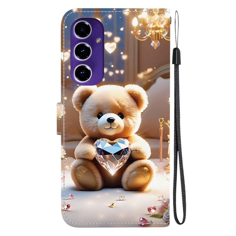 Læder Cover Samsung Galaxy A17 4g / 5g Diamantbjørn