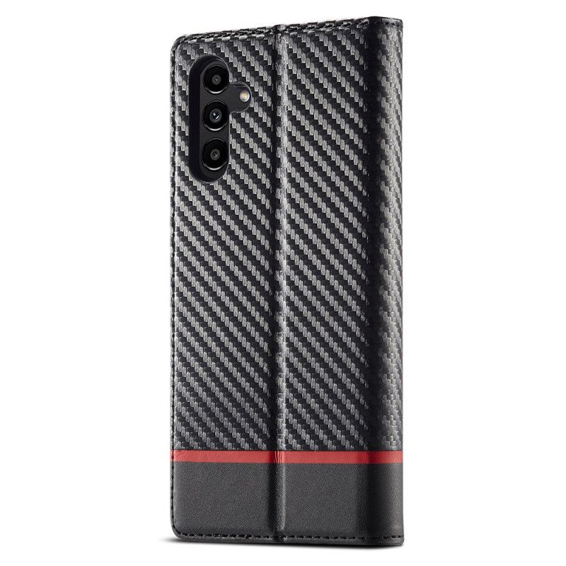 Læder Cover Samsung Galaxy A17 4g / 5g Lc.imeeke Kulfiber