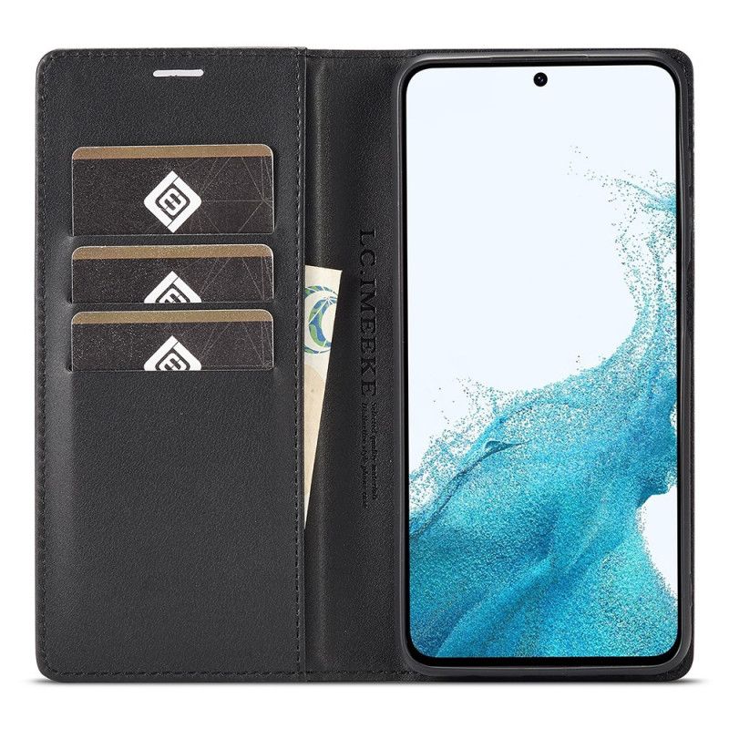 Læder Cover Samsung Galaxy A17 4g / 5g Lc.imeeke Kulfiber