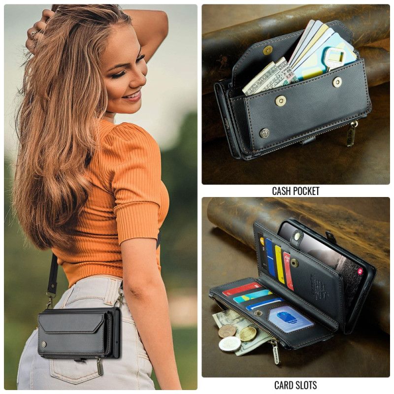 Læder Cover Samsung Galaxy A17 4g / 5g Telefon Etui 10 Caseme Kortholdere