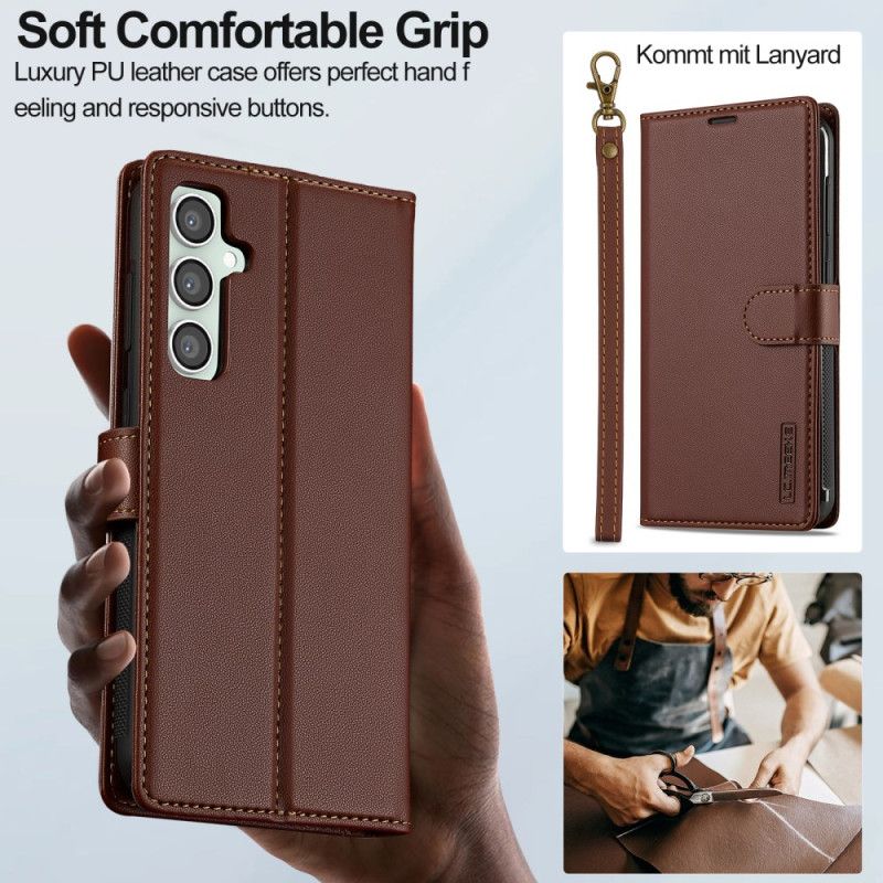 Læder Cover Samsung Galaxy A17 4g / 5g Telefon Etui Aftageligt Cover Lc.imeeke