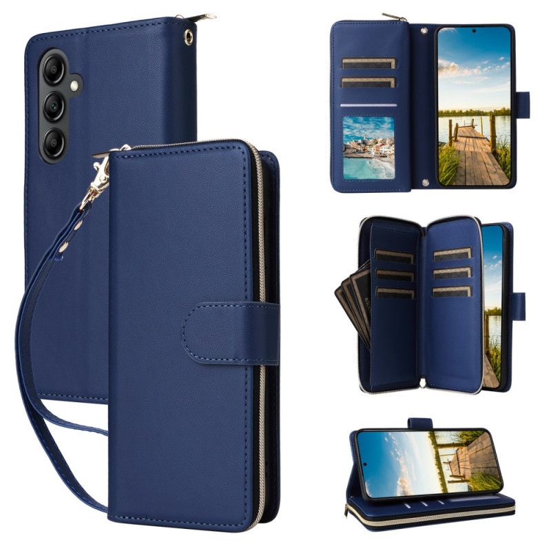 Læder Cover Samsung Galaxy A17 4g / 5g Telefon Etui Almindelig Pung