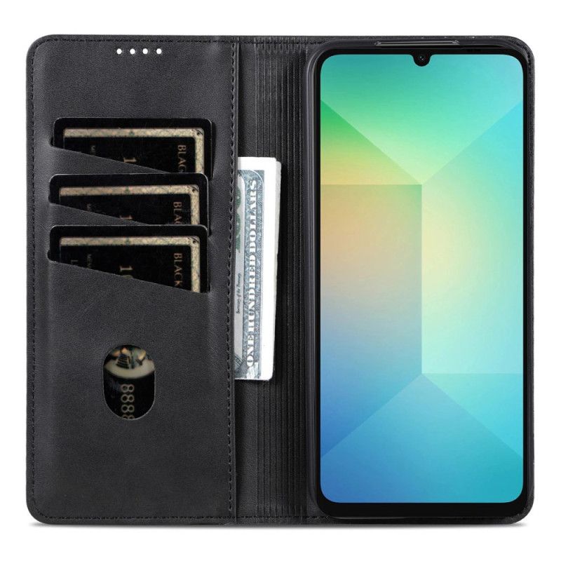 Læder Cover Samsung Galaxy A17 4g / 5g Telefon Etui Azns Lædereffekt