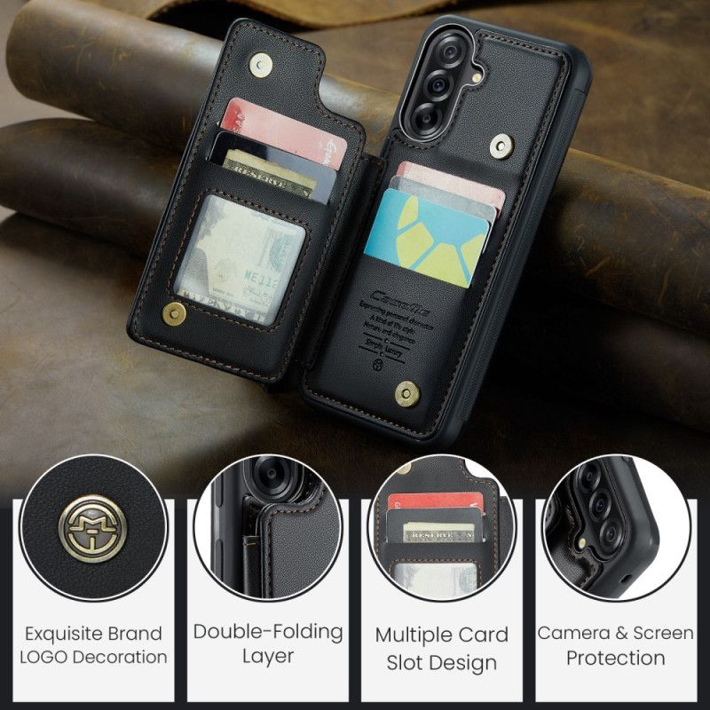 Læder Cover Samsung Galaxy A17 4g / 5g Telefon Etui Caseme Rfid-kortholder