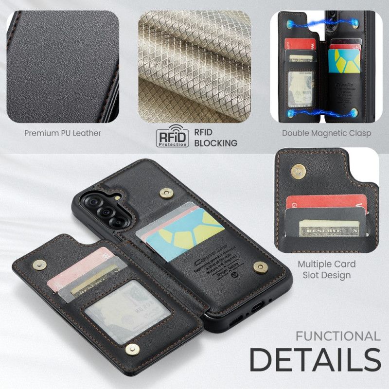 Læder Cover Samsung Galaxy A17 4g / 5g Telefon Etui Caseme Rfid-kortholder