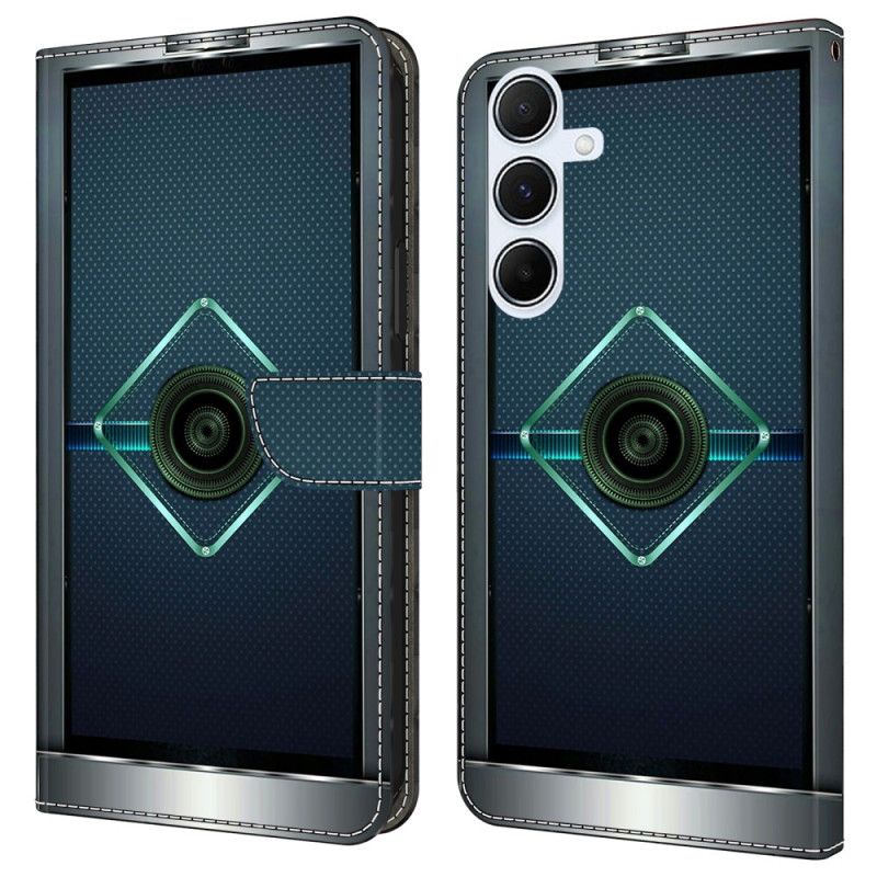 Læder Cover Samsung Galaxy A17 4g / 5g Telefon Etui Fantasifremtidsmønster