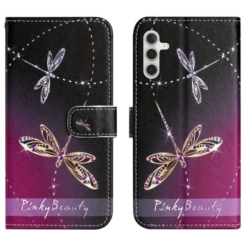 Læder Cover Samsung Galaxy A17 4g / 5g Telefon Etui Guldsmede