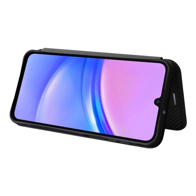 Læder Cover Samsung Galaxy A17 4g / 5g Telefon Etui Kulfiber