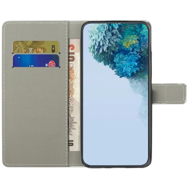 Læder Cover Samsung Galaxy A17 4g / 5g Telefon Etui Lotus