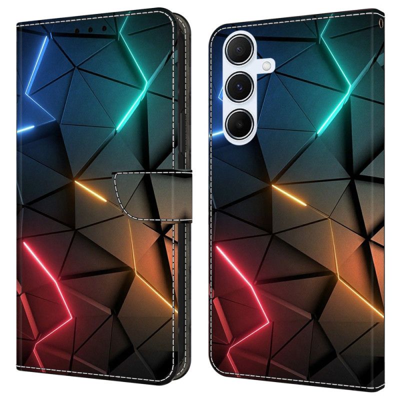 Læder Cover Samsung Galaxy A17 4g / 5g Telefon Etui Lyse Revner