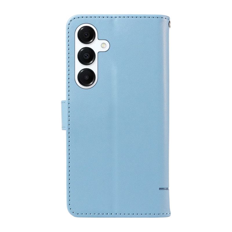 Læder Cover Samsung Galaxy A17 4g / 5g Telefon Etui Rem Med Kattedesign