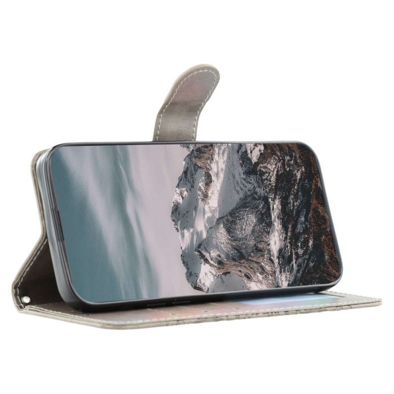 Læder Cover Samsung Galaxy A17 4g / 5g Telefon Etui Rhinstensmandala