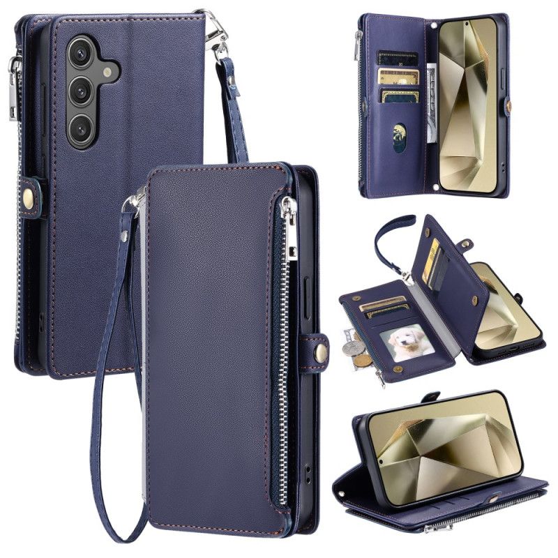 Læder Cover Samsung Galaxy A17 4g / 5g Telefon Etui Vintage Design