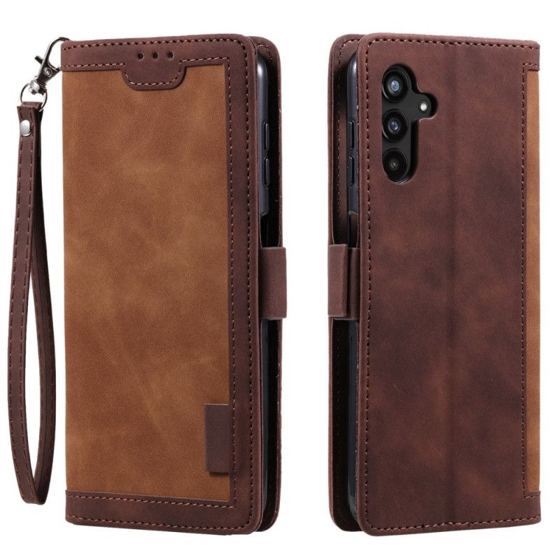 Læder Cover Samsung Galaxy A17 4g / 5g Telefon Etui Vintage Rfid-pung