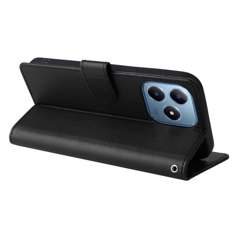 Flip Cover Realme Note 60 Almindelig Lædereffekt