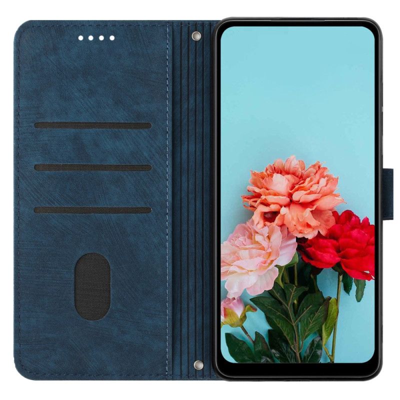Flip Cover Realme Note 60 Retro Linjer