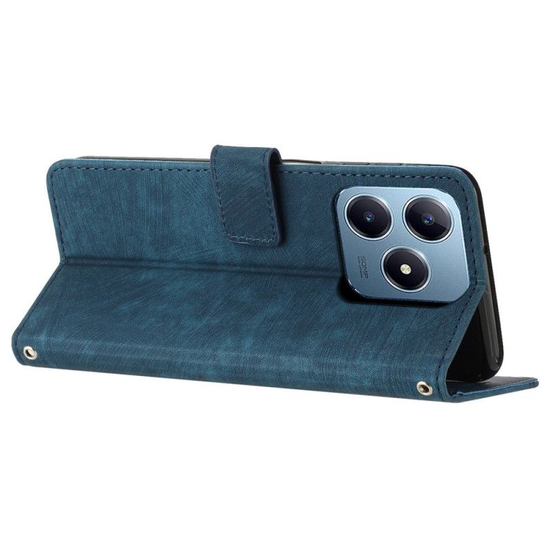 Flip Cover Realme Note 60 Retro Linjer