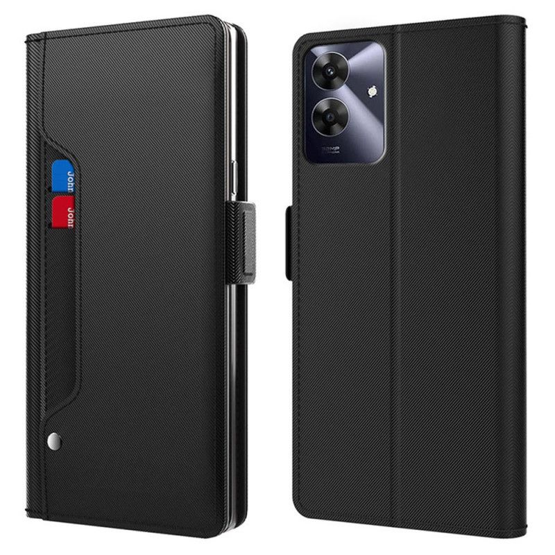 Flip Cover Realme Note 60 Spejl Og Aftagelig Kortholder