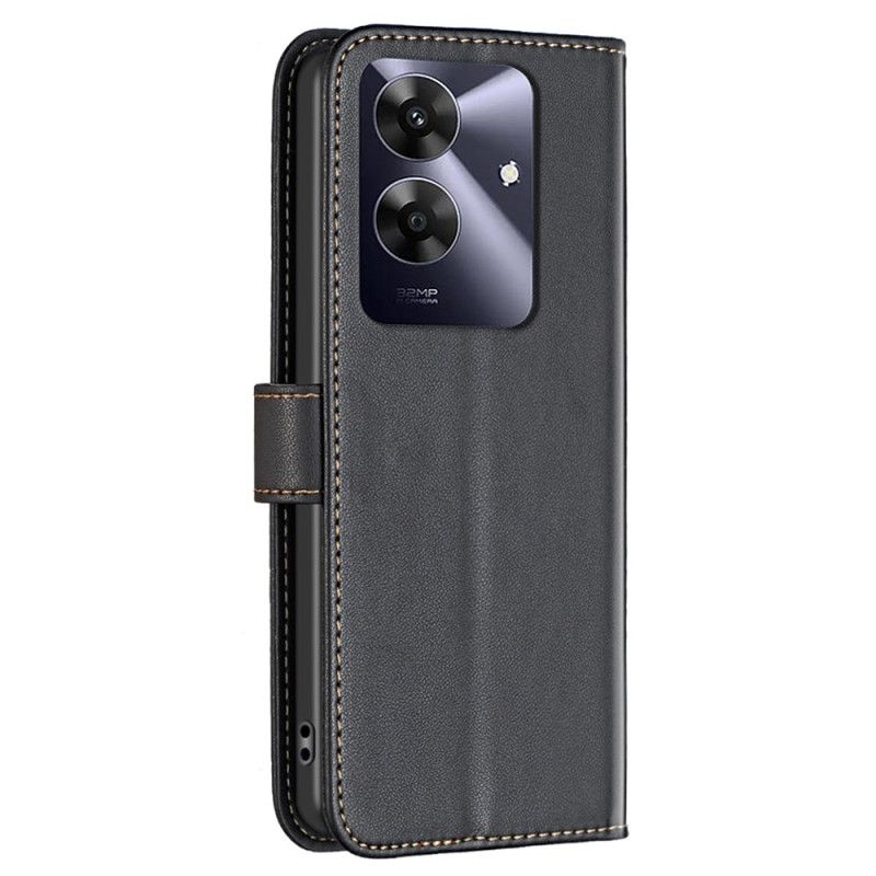 Læder Cover Realme Note 60 Telefon Etui Binfen Farve