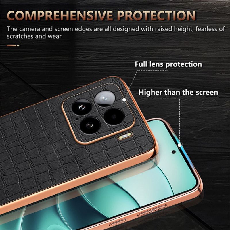 Cover Til Xiaomi 15 Krokodillestil
