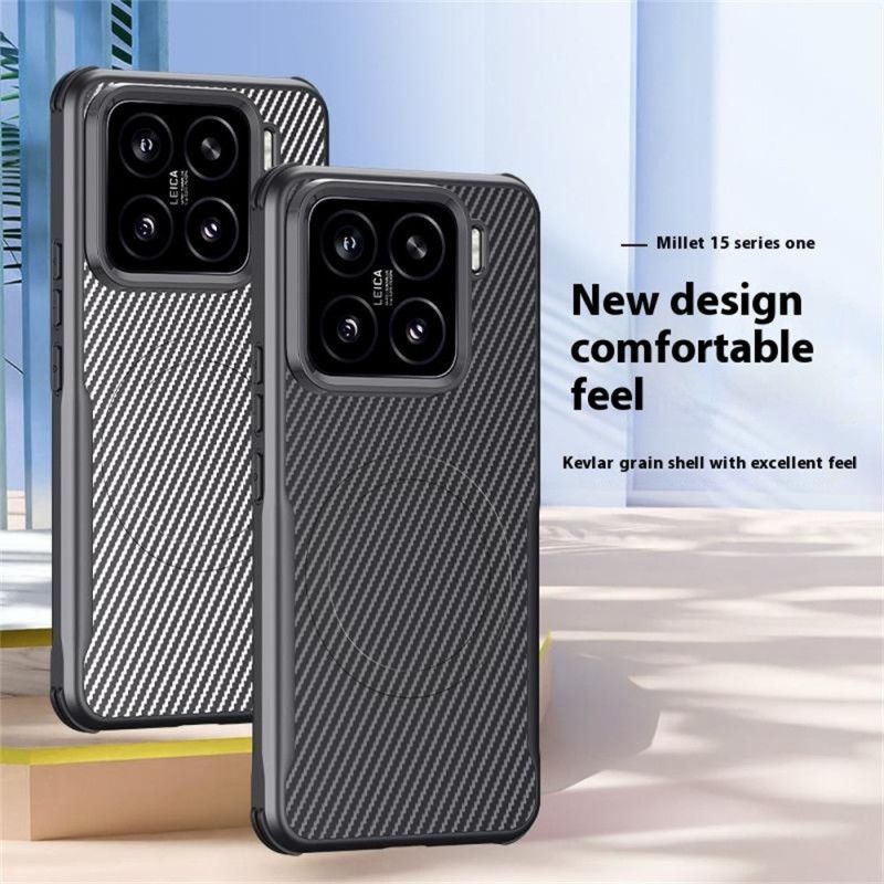 Cover Xiaomi 15 Magsafe-kompatibel Kulfiber
