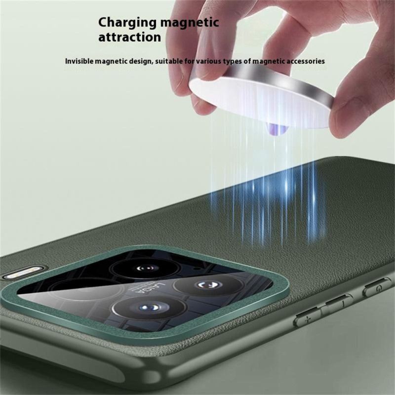 Cover Xiaomi 15 Magsafe-kompatibel Lædereffekt
