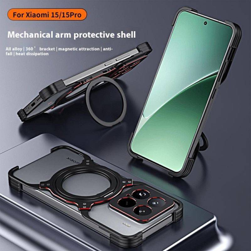 Cover Xiaomi 15 Metalstativ Og -bumper